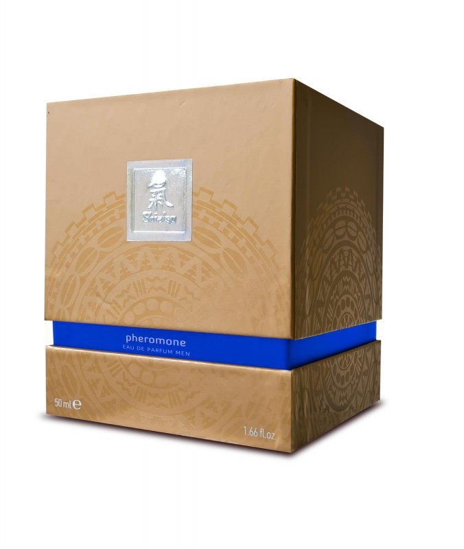 Perfumy z feromonami dla niego Shiatsu Pheromon Fragrance man darkblue  50 ml