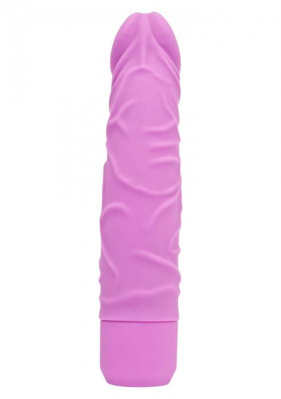 Klasyczne wibrujące dildo różowe 20 cm