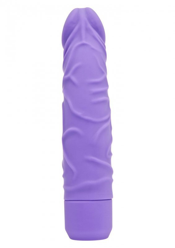 Zakrzywiony realistyczny wibrator fioletowy 20 cm