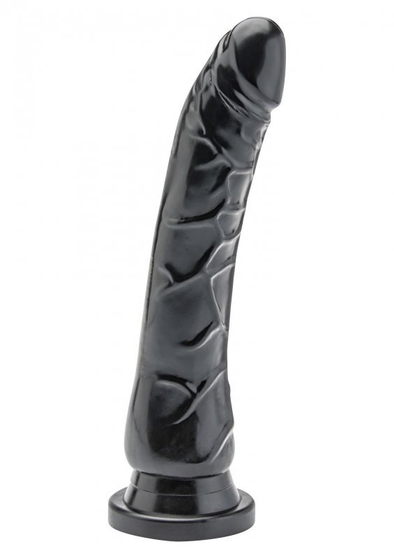 Murzyńskie żylaste dildo penis na mocnej przyssawce  20 cm