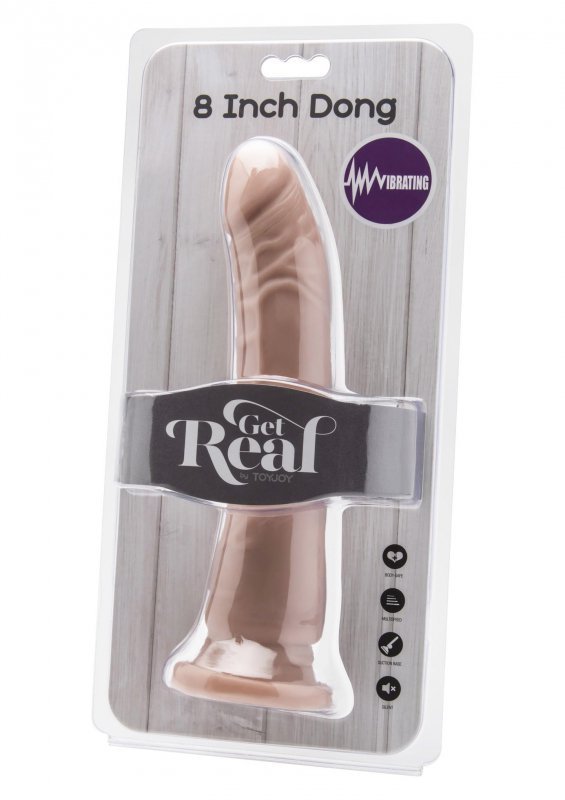 Realistyczne wibrujące dildo na przyssawce z pilotem 20 cm