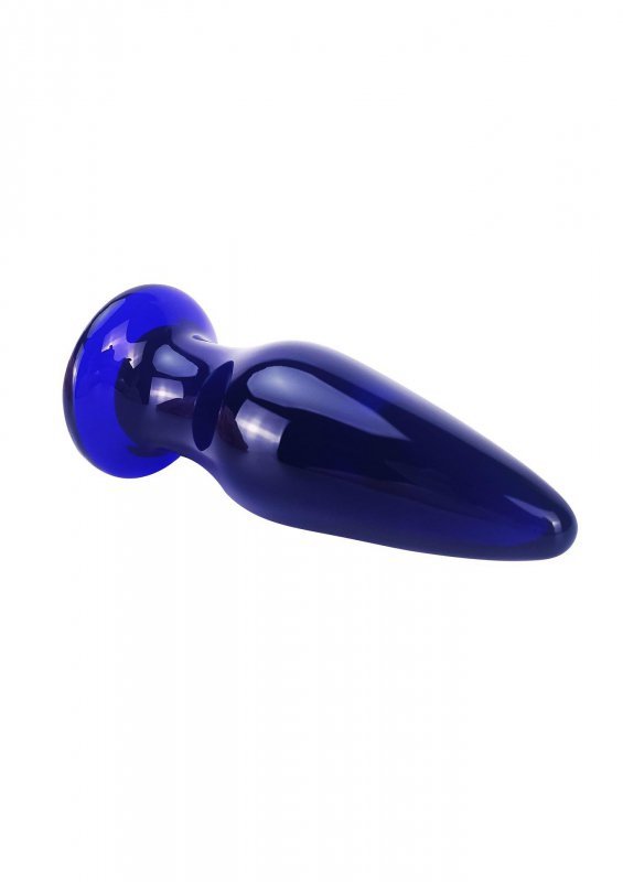 The shining glass buttplug blue