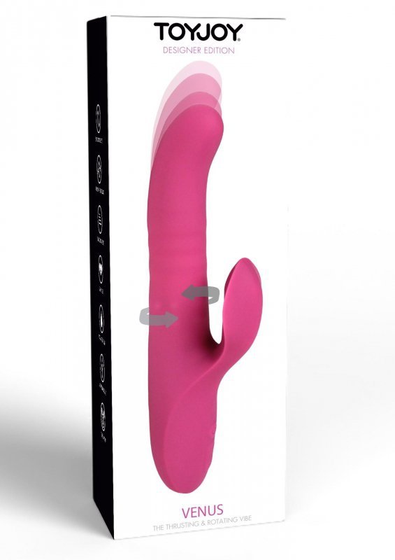 Venus thrusting-rotating vibe pink