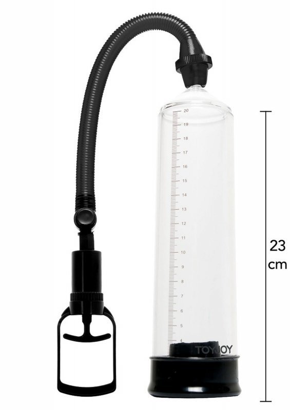 Pompka do penisa Power Pump Black-clear