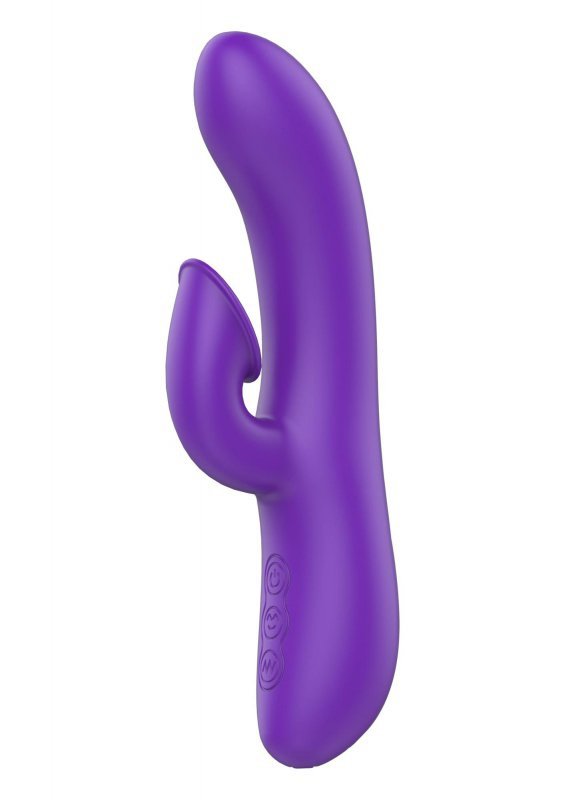 Wibrator ze stymulatorem łechtaczki króliczek penetrator