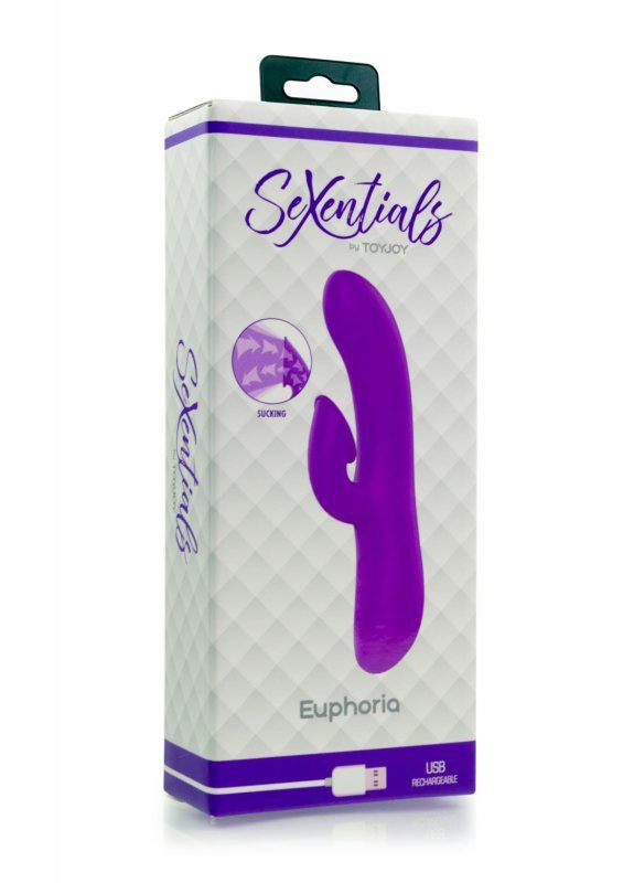 Wibrator ze stymulatorem łechtaczki króliczek penetrator