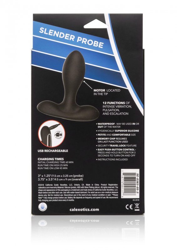 Korek analny z wibracjami zatyczka plug masażer odbytu mocny orgazm