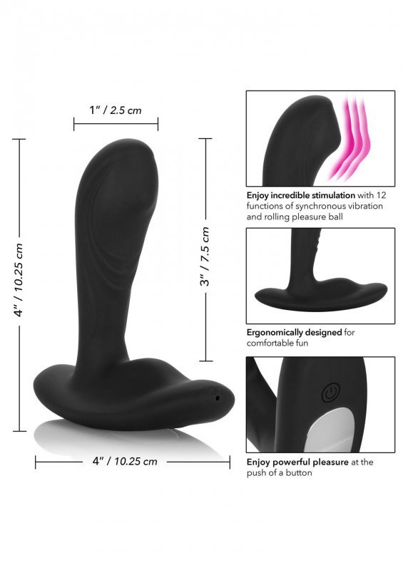 Wibrujący korek analny stymulator krocza masażer prostaty