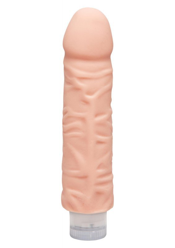 Naturalne wibrujące dildo cyber skóra 17,8 cm