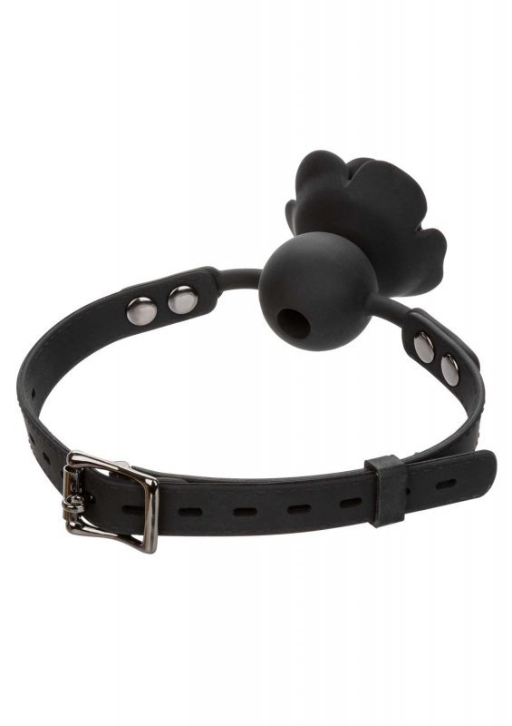 Knebel do zabawy bdsm Removable Rose Gag Black