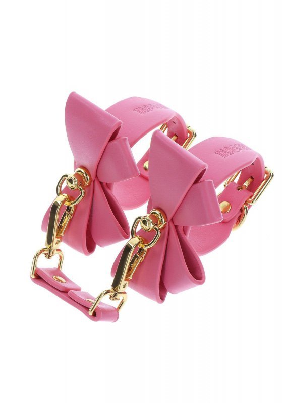 Kajdanki na kostki różowe do BDSM Ankle Cuffs Set Pink