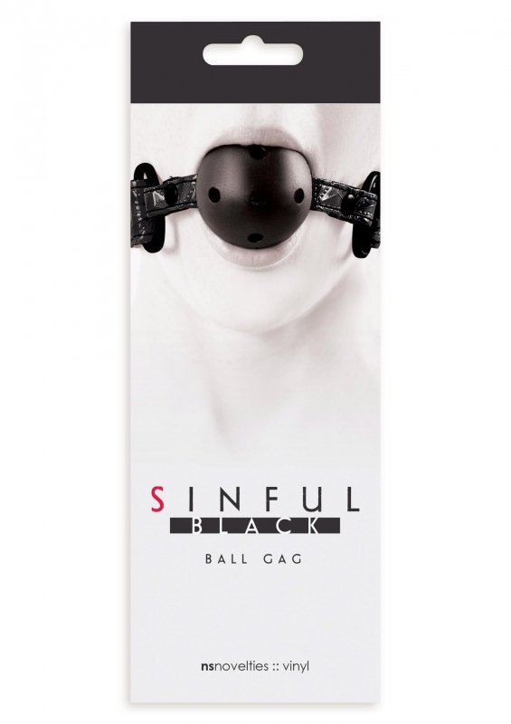 Knebel bdsm Sinful Ball Gag Black