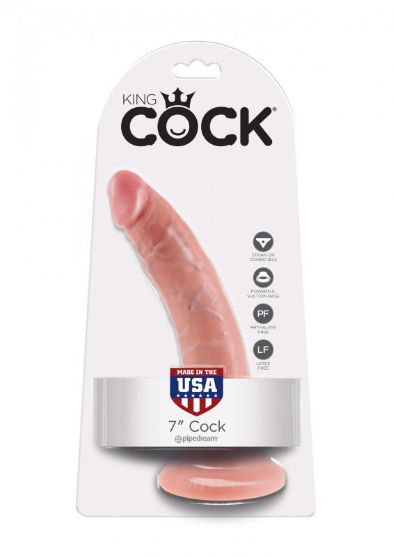 Dildo jak prawdziwy penis na przyssawce penetrator 17,8 cm