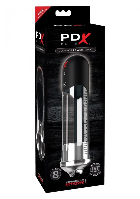 Pompka z masturbatorem do penisa PDX Elite Blowjob 