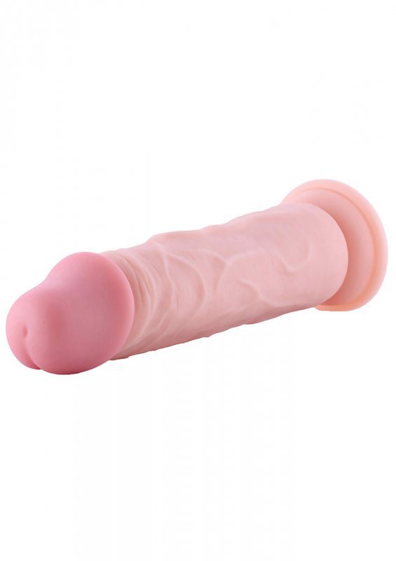 Penis do sex maszyny Hismith KlicLok Dildo 24,5 cm cielisty