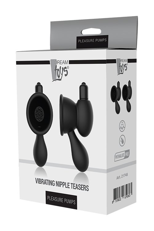 wibrująca pompka do sutków Pleasure pumps vibrating nipple teasers