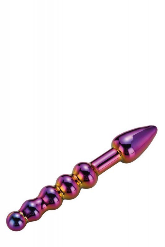 GLAMOUR GLASS RIDGED ANAL DILDO