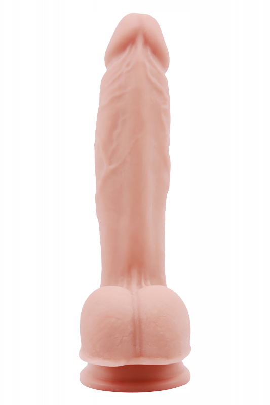 Realistyczne dildo na przyssawce cyber skóra 19 cm