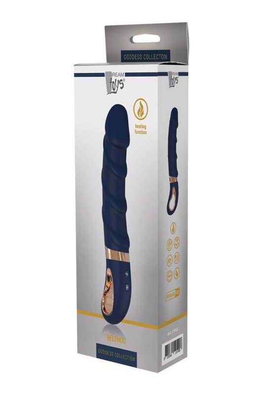 Elegancki wibrator z grzbietami Goddess collection belenos