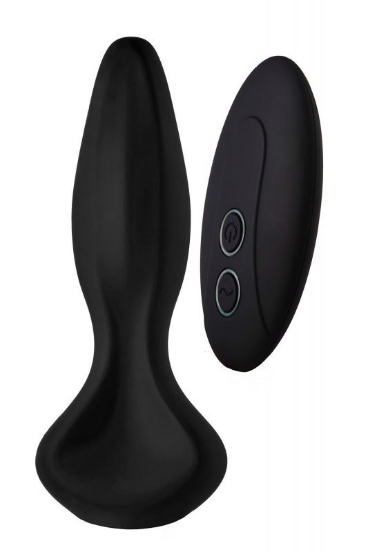 Stylowy korek analny z wibracjami sterowany pilotem zatyczka plug