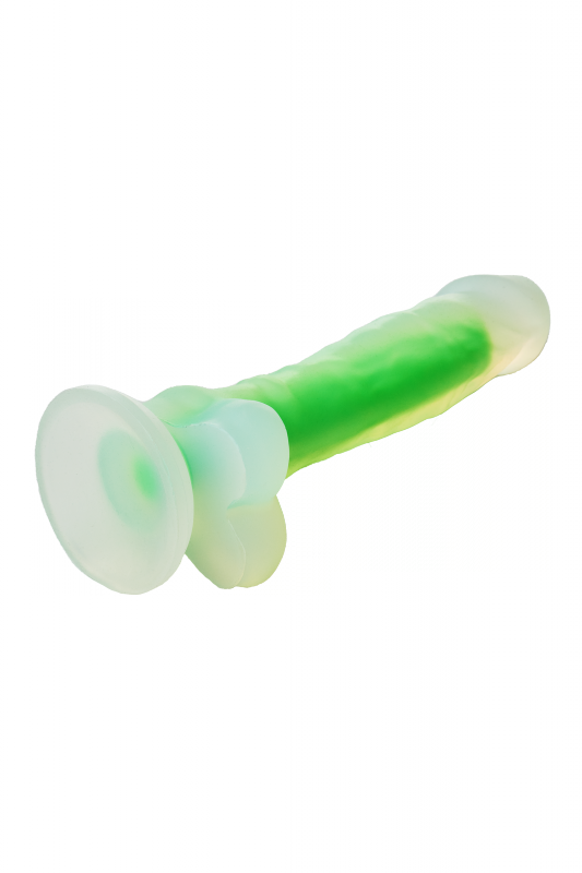 Radiant dildo świecące w ciemności mały rozmiar zielone 17,5