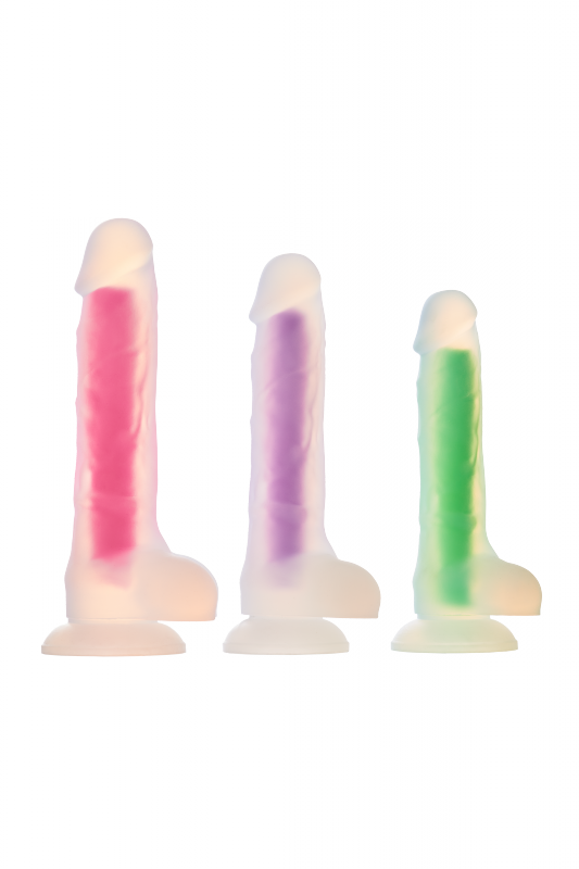 Radiant dildo świecące w ciemności mały rozmiar zielone 17,5