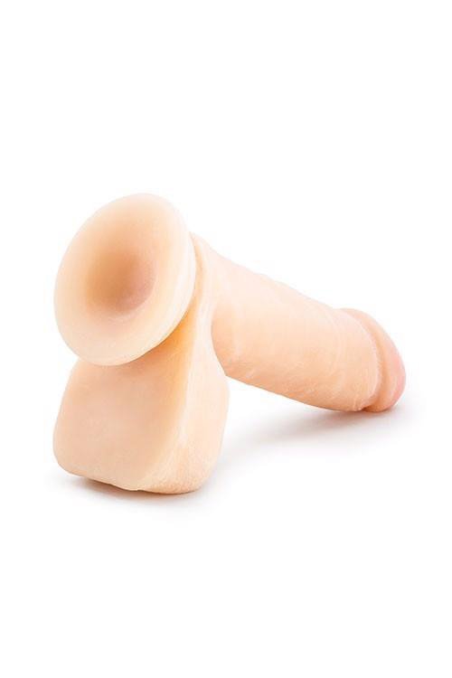 Realistyczny sztuczny penis dildo z jądrami przyssawka 20 cm