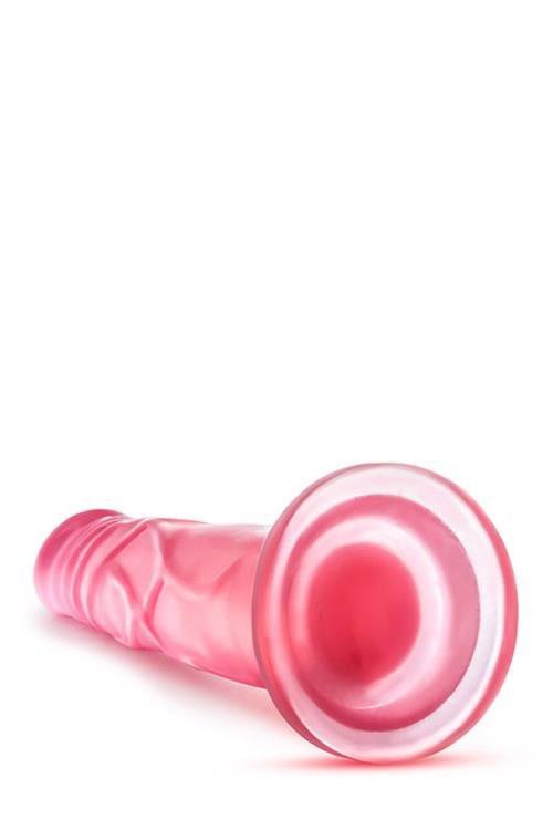 Penis dildo bez jajek  na przyssawce żelowe 17 cm