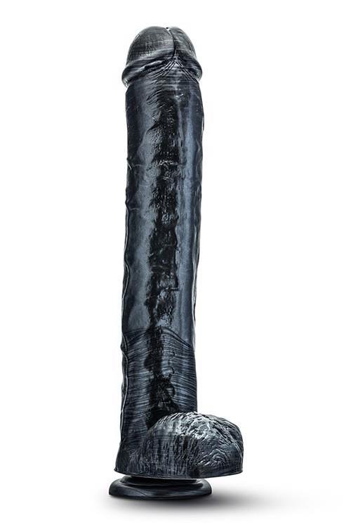 Dildo Jet dark steel carbon metallic black