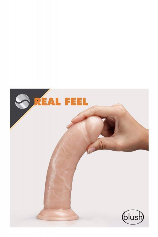 Realistyczne dildo na przyssawce jak prawdziwy penis 20 cm 