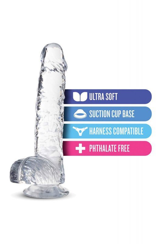 Naturally yours  6&quot; crystalline dildo  diamond