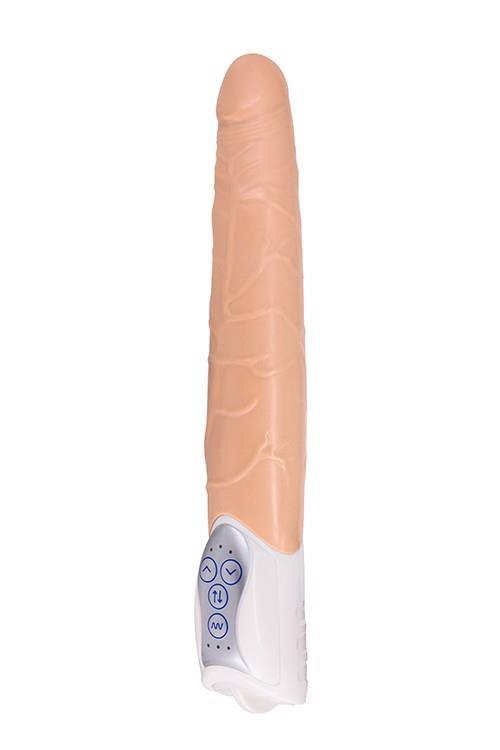 Naturalne dildo z wibracją posuwiste 27,5 cm