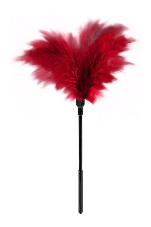 Piórko do igraszek gry wstępnej FEATHER TICKLER RED