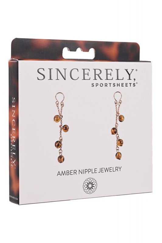 Sportsheets Amber nipple jewelry