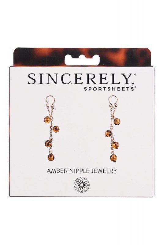 Sportsheets Amber nipple jewelry