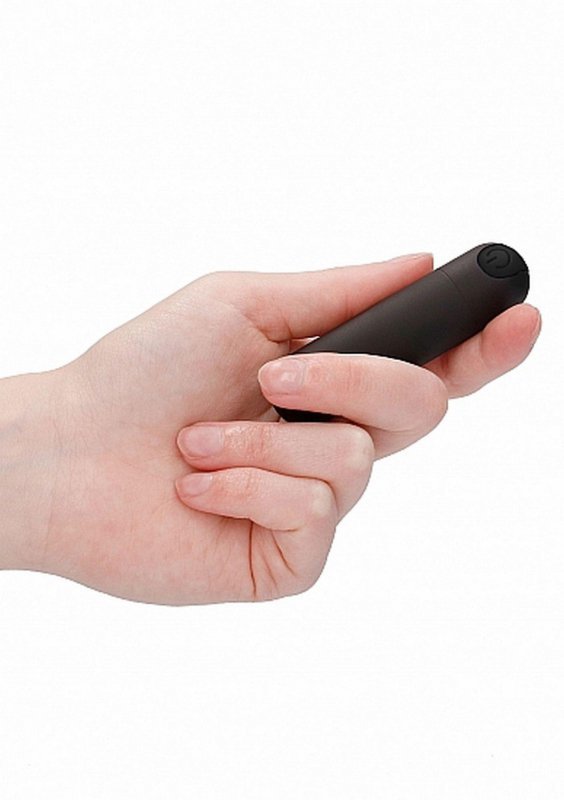 10 speed rechargeable bullet - black