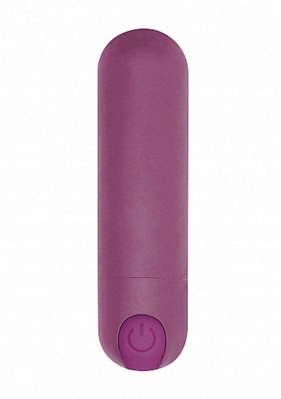 Mocny dyskretny mini wibrator masażer erotyczny fioletowy