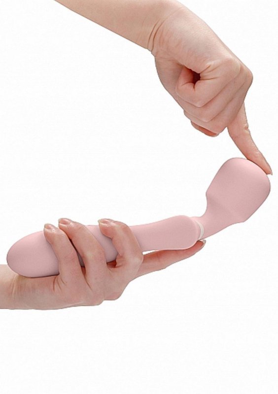 Wibrujący sex masażer różdżka wand z elastyczną główką róż