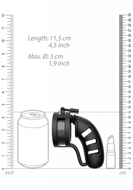 Klatka na penisa penis niewolnik bdsm męski pas cnoty 11,4 cm