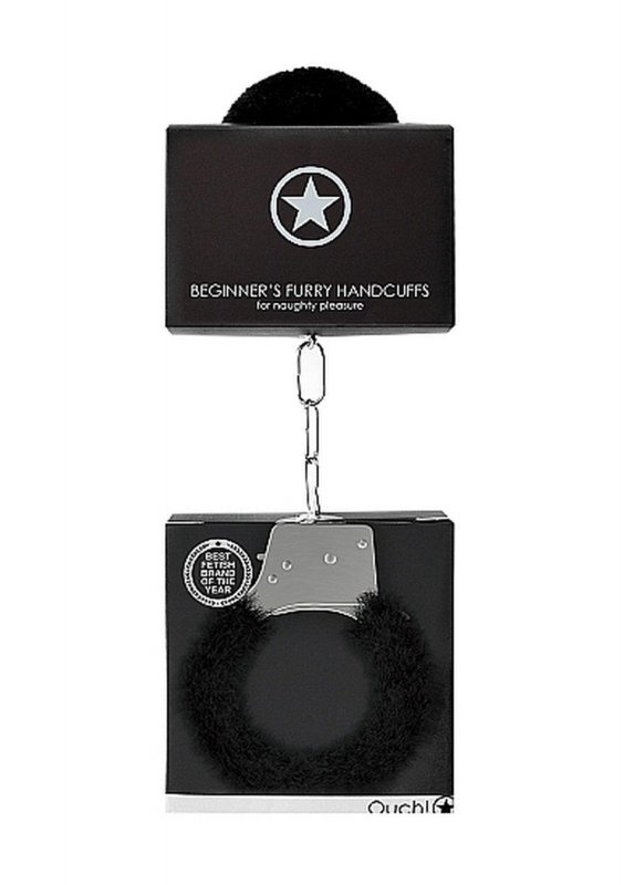 Beginner&quot;s Handcuffs Furry - black