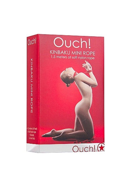 Kinbaku mini rope - 1,5m - red
