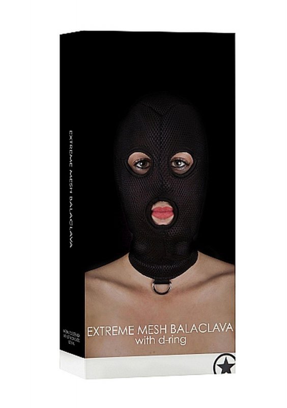 SeX maska na całą głowę BDSM z otworami