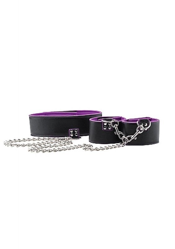 Obroża z kajdankami Reversible Collar and Wrist 