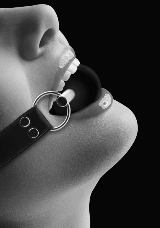 mocny KNEBEL kulka do ust Solid Ball Gag