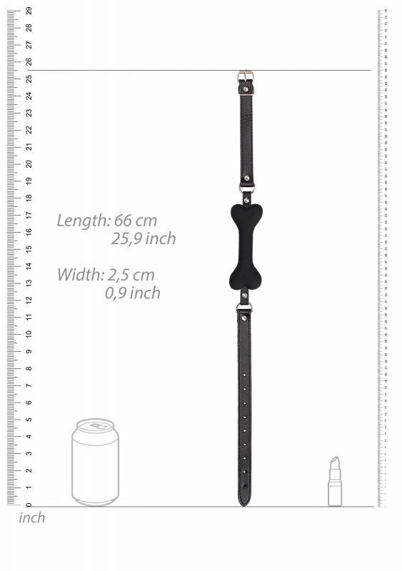 KNEBEL kość do ust Silicone Bone Gag