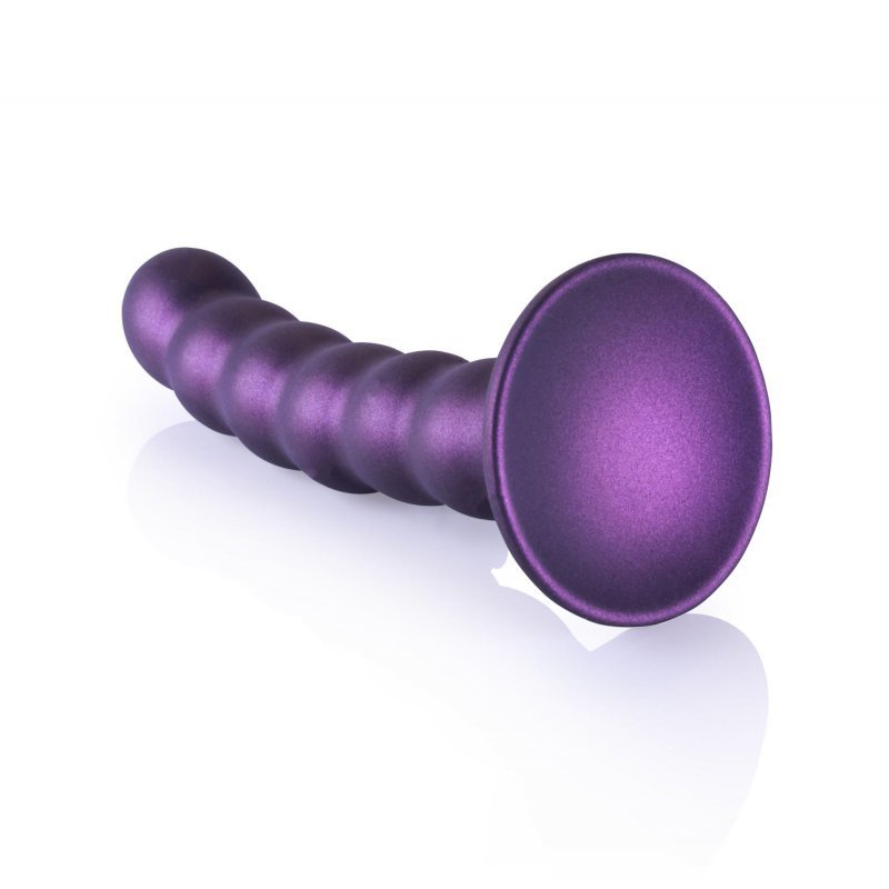 Beaded Silicone G-Spot Dildo - 5&#039;&#039; / 13 cm