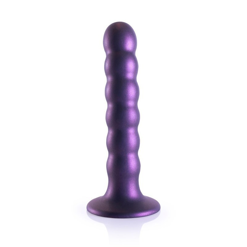 Beaded Silicone G-Spot Dildo - 5&#039;&#039; / 13 cm