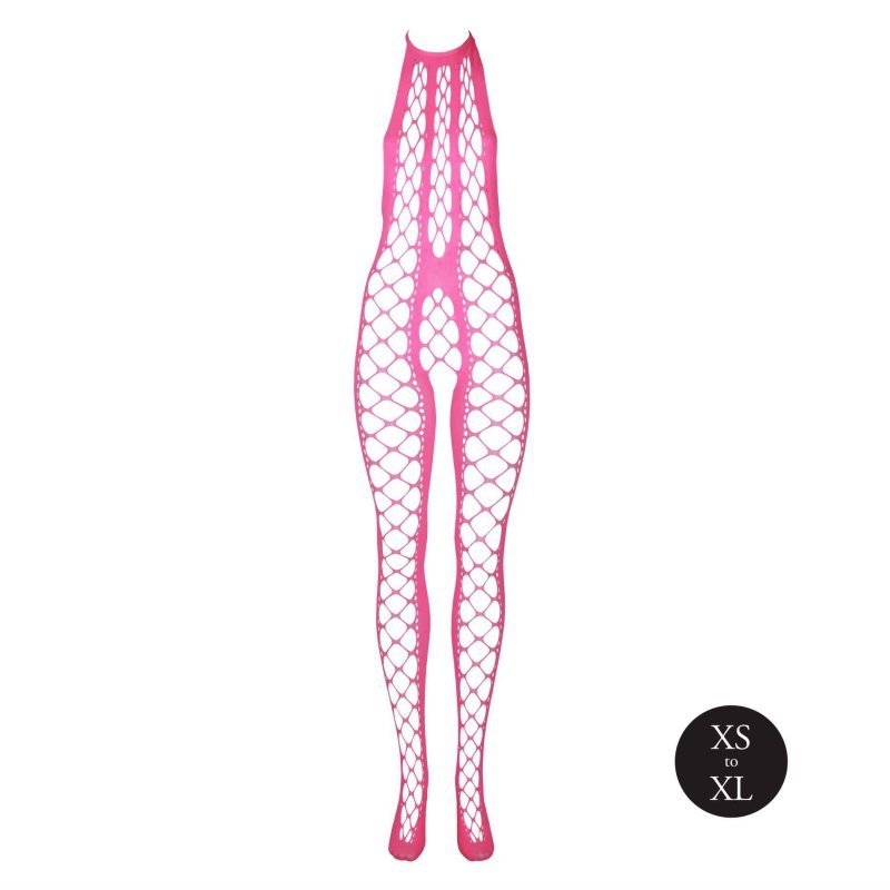 Bodystocking with Halterneck - pink - XS/XL