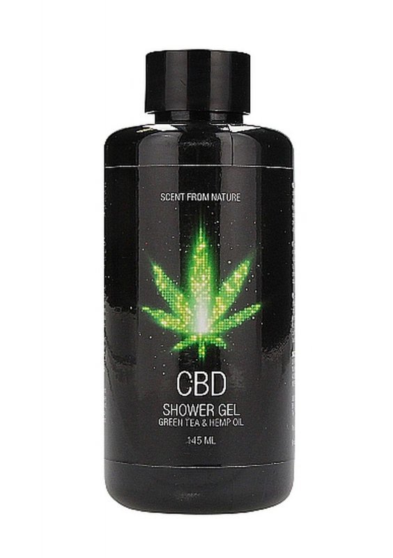 CBD - Bath and shower - luxe gift set - green tea hemp oil