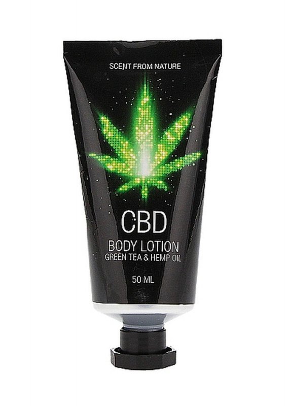 CBD - Bath and shower - luxe gift set - green tea hemp oil